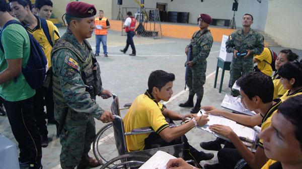 CNE-Sucumbíos cumplió el primer simulacro del plan operativo del proceso electoral