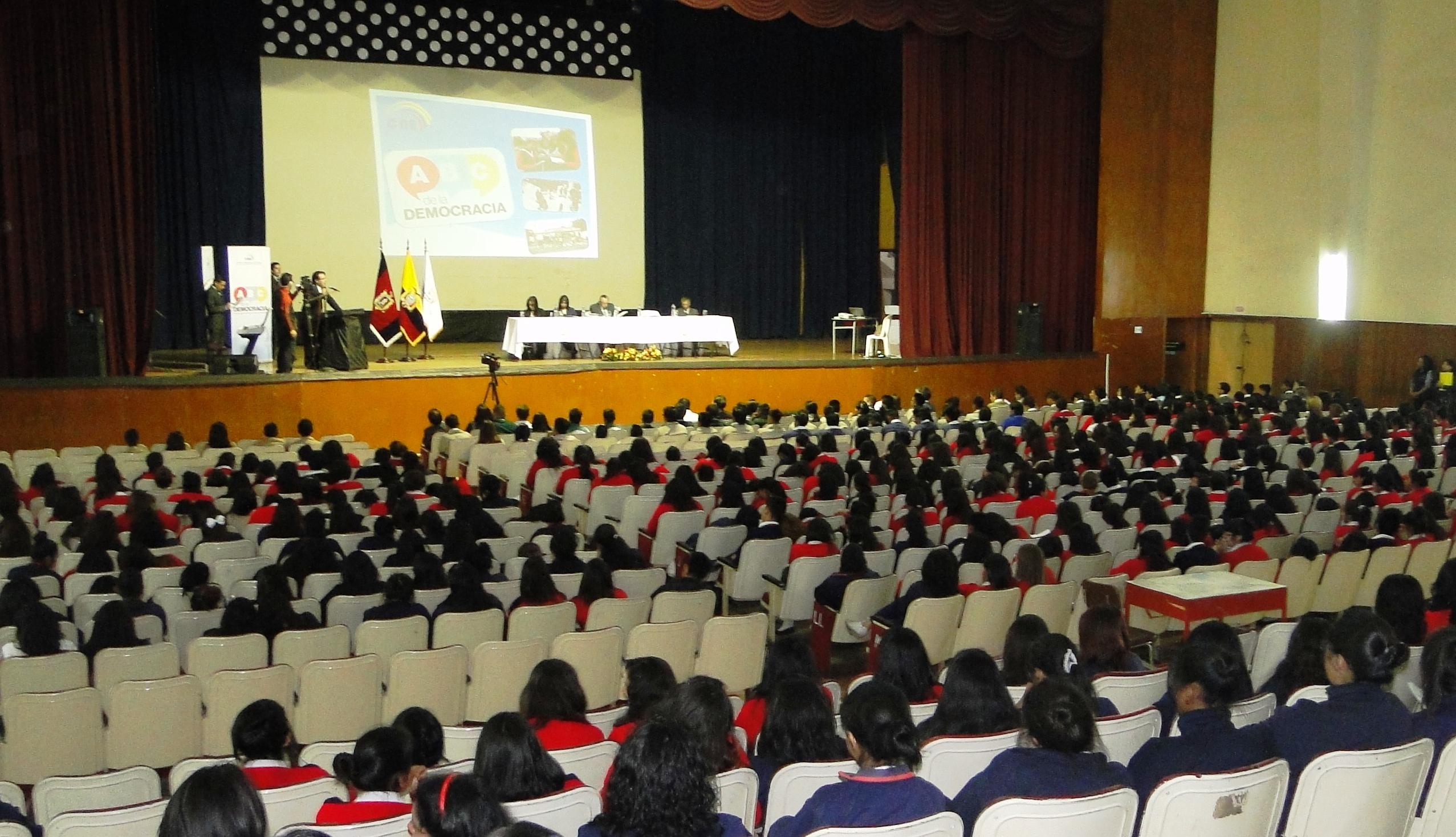 Ceremonia de presentación oficial del ABC de la Democracia