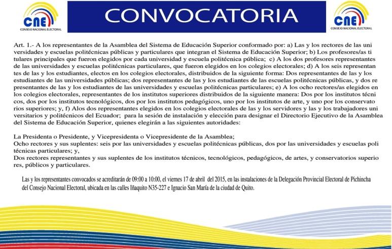 06-04-2015 CONVOCATORIA