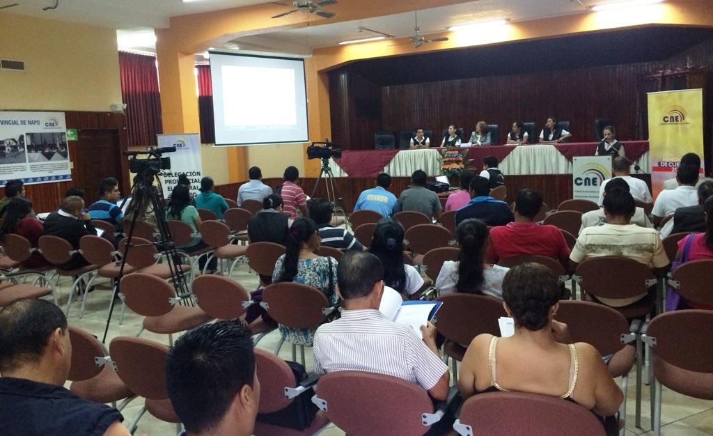 CNE - Delegación Napo - Presentación Informe de Gestión 2015
