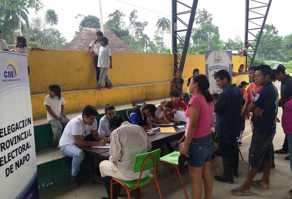 Pre cambios de domicilio comunidad San Alberto