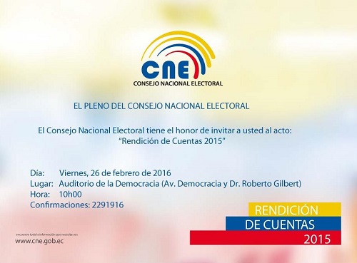 rendición de cuentas