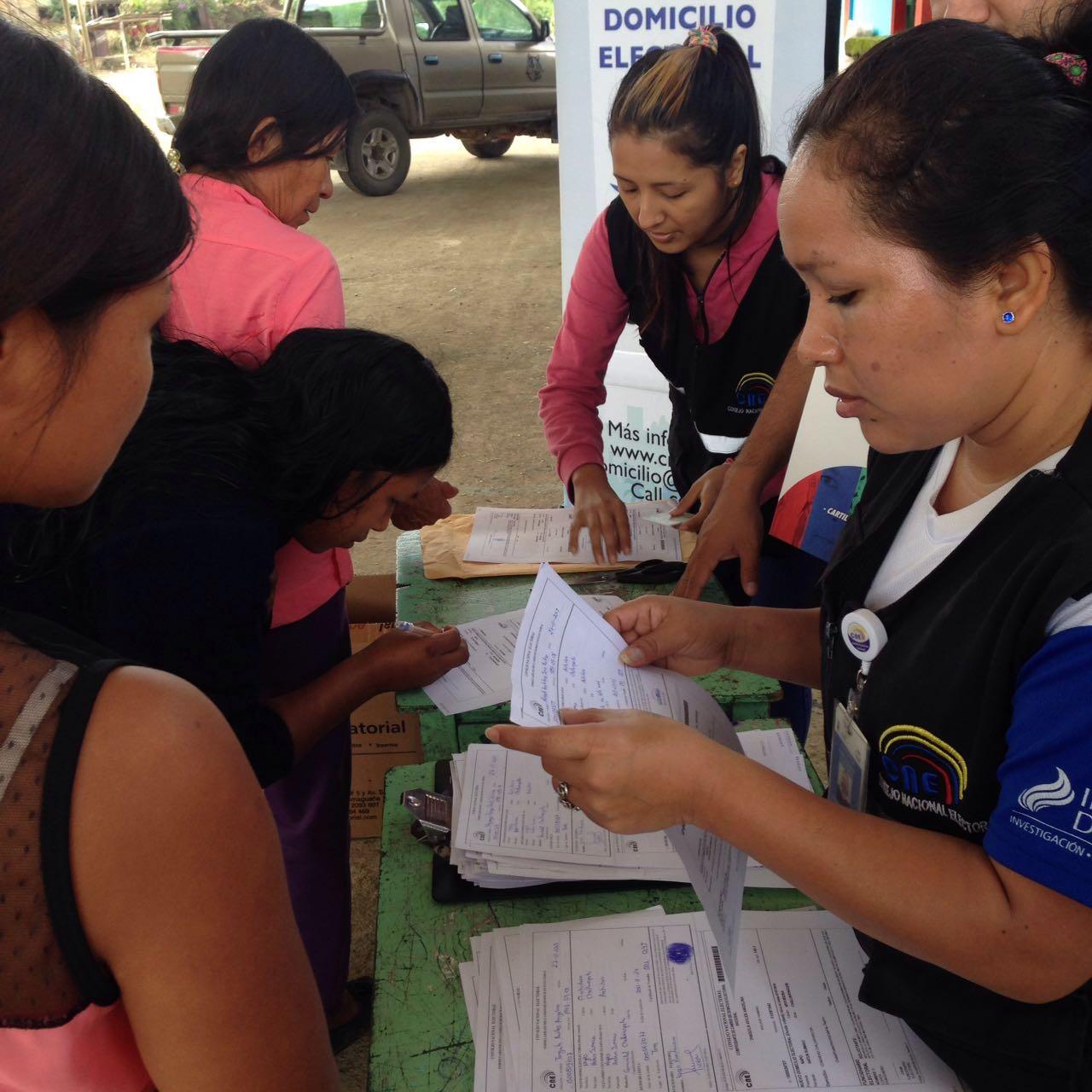 CNE Napo Cambios Domicilio Challwayaku