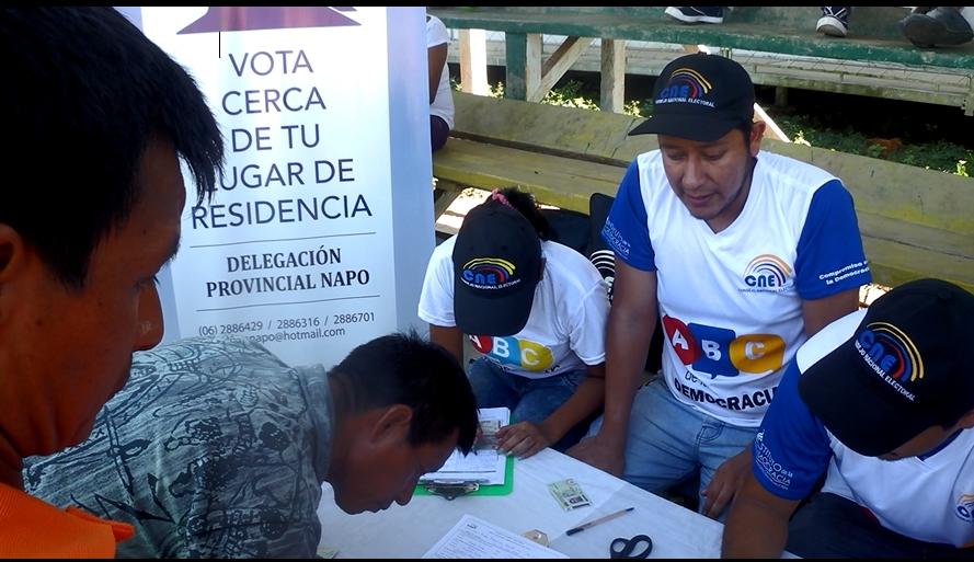 CNE Napo Cambios Domicilio Zonas Electorales 1