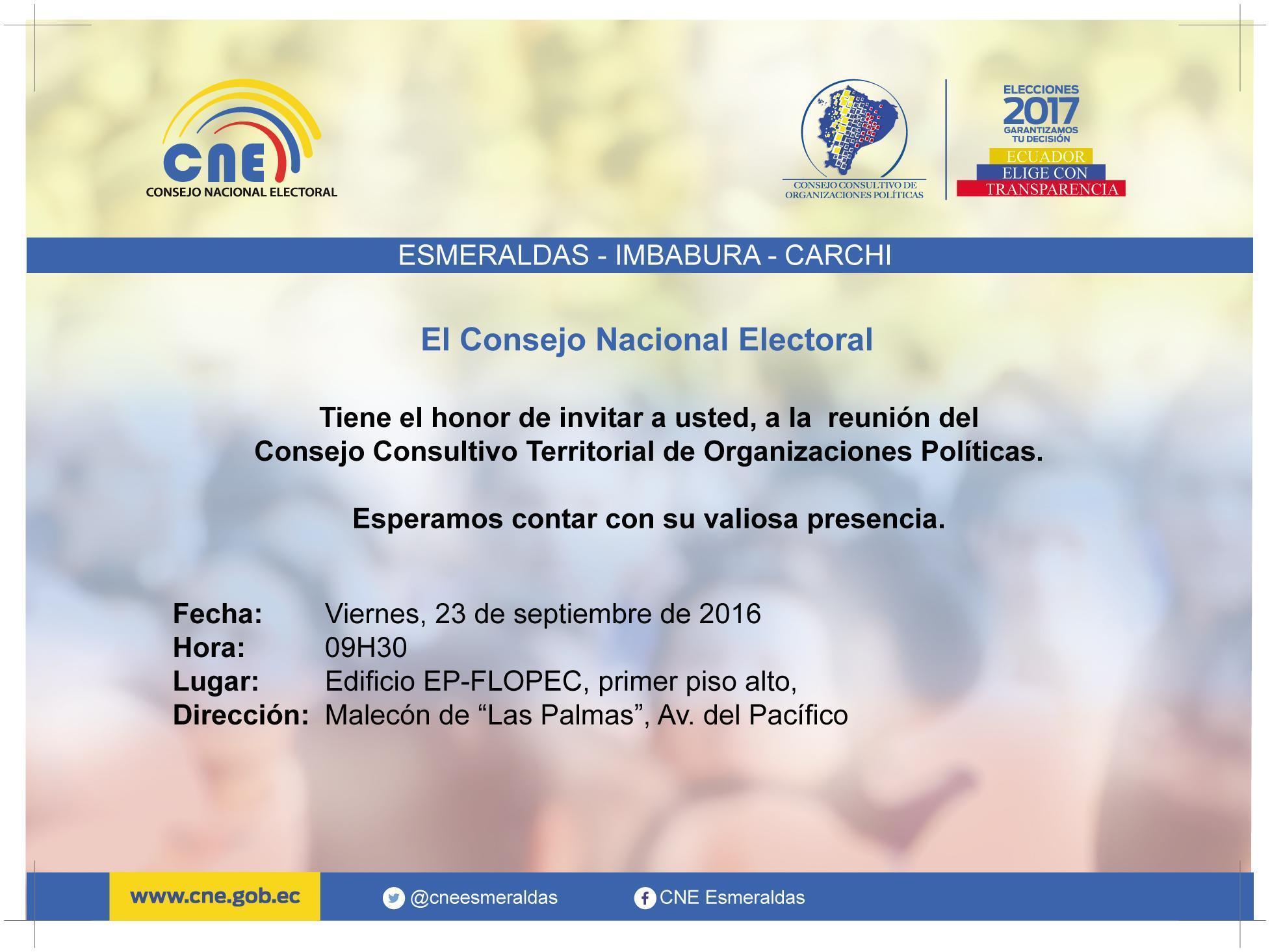 invitación Consejo Consultivo 23 sep 2016