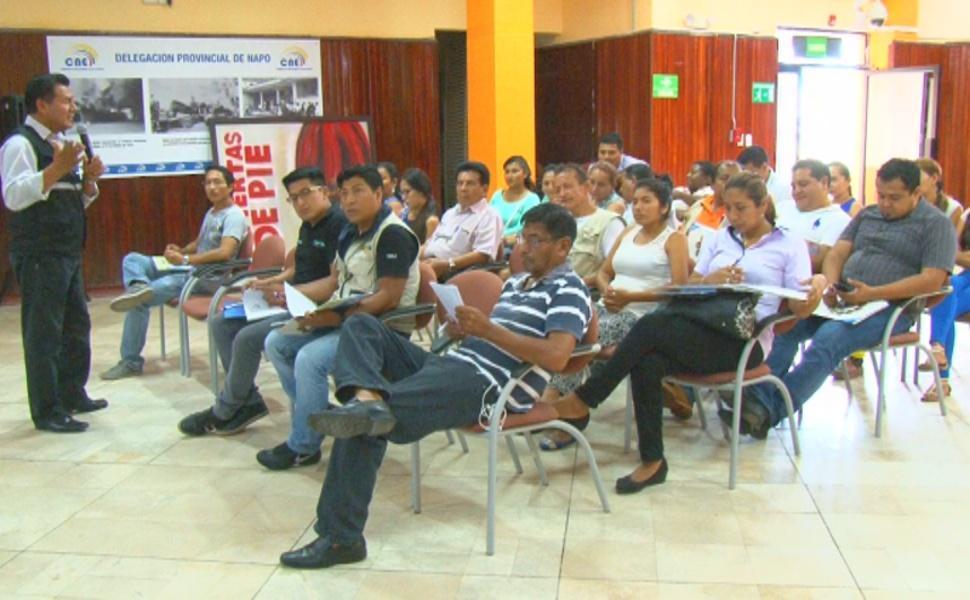 CNE Delegación Napo Capacitación Medios Com