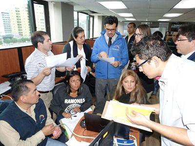 Simulacro de inscripción de candidaturas