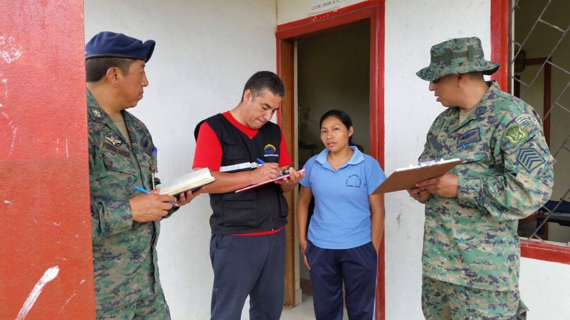 CNE Delegación Napo Visita a Recintos Electorales