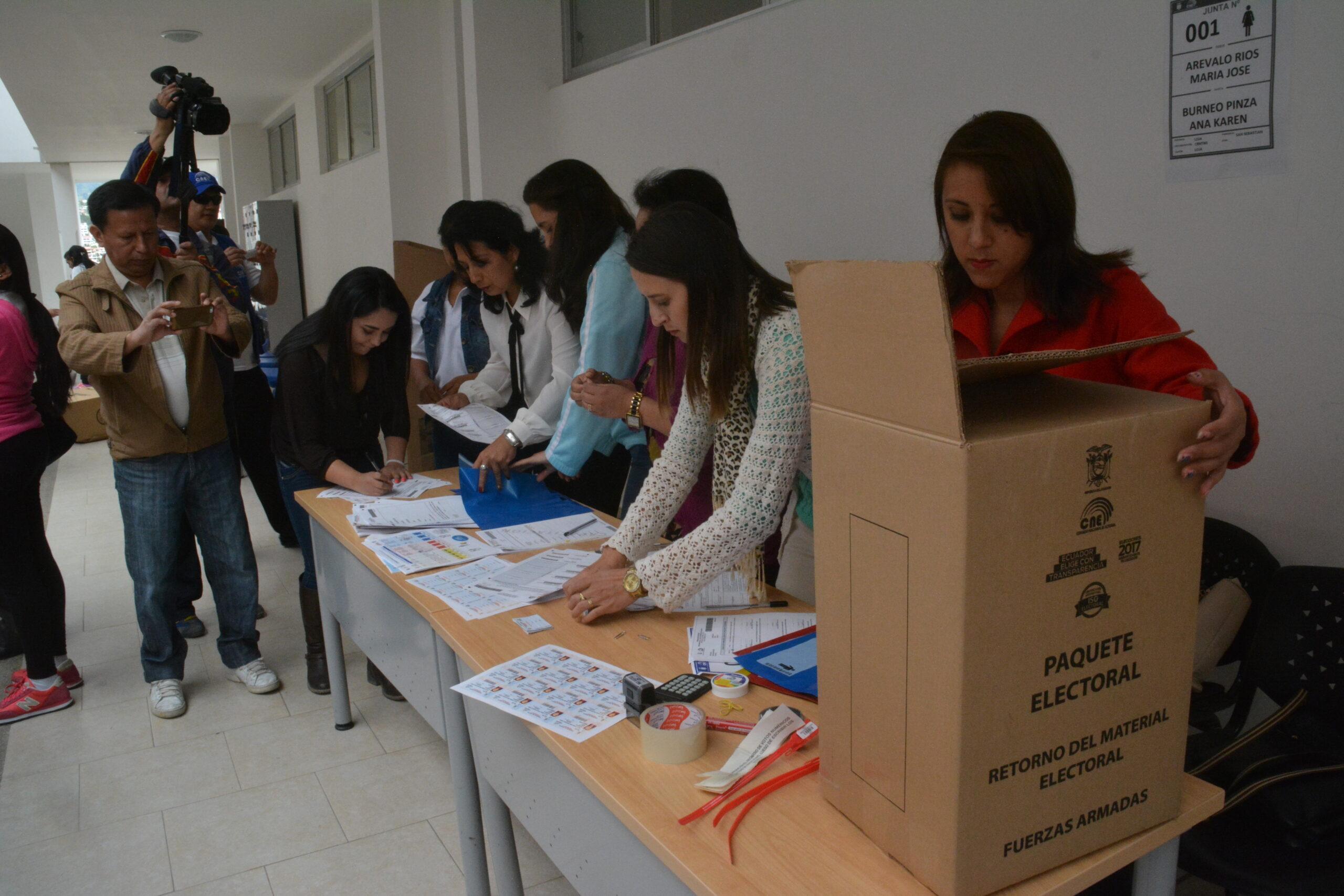 Loja- Primer simulacro nacional electoral