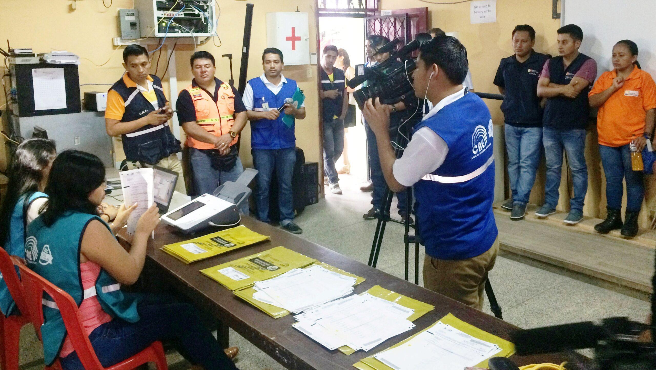 CNE Delegación Napo - Simulacro Nacional 3