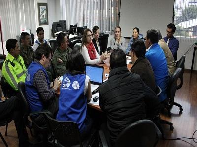 mesa de seguridad