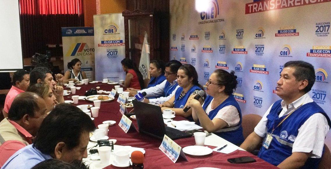 CNE Delegación Napo - Desayuno de Trabajo con Medios Comunicación