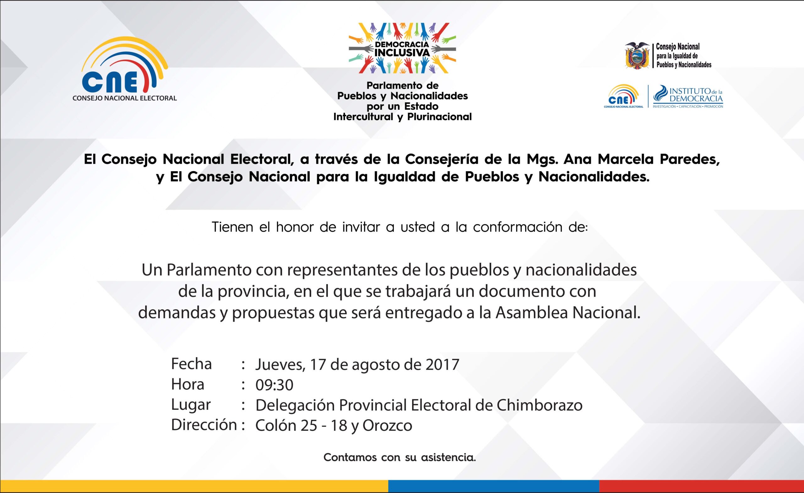 170809 delegaciondechimborazo