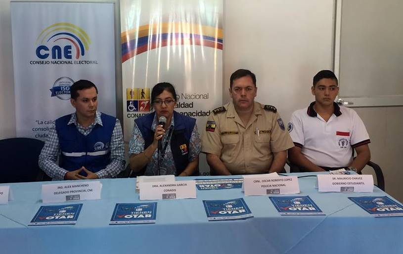 CNE Delegación Napo - Lanzamiento Campaña Tienen Derecho a Votar