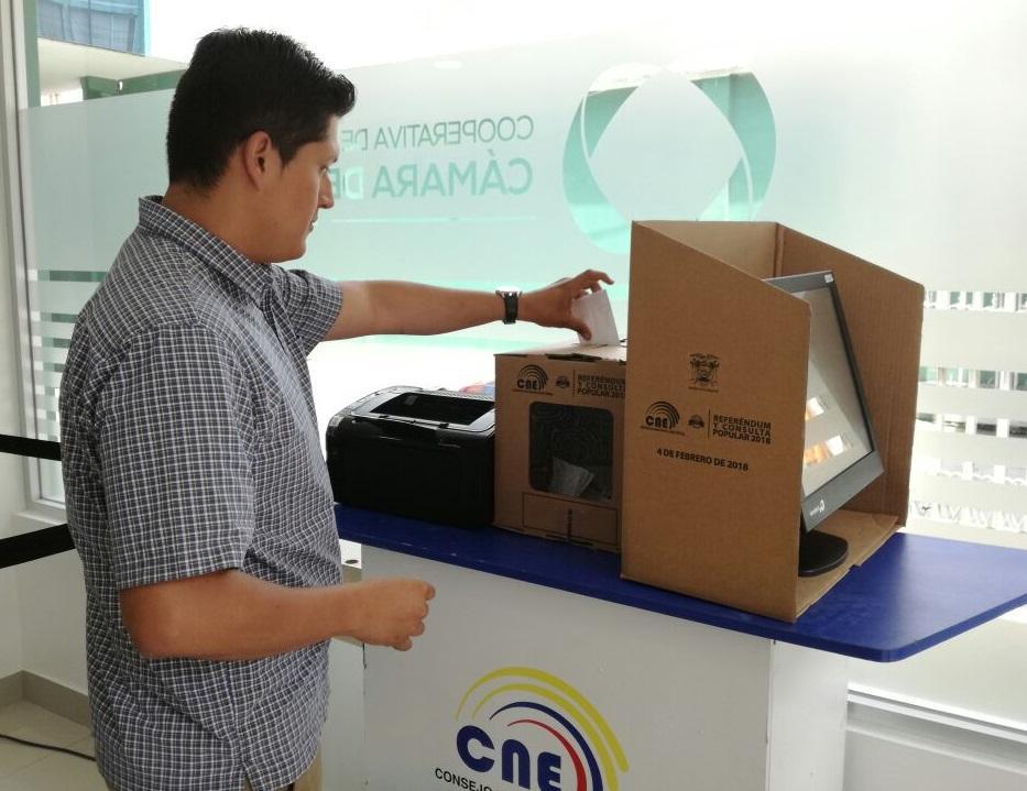 180227 cnesantodomingo votoelectronico camaradecomercio1