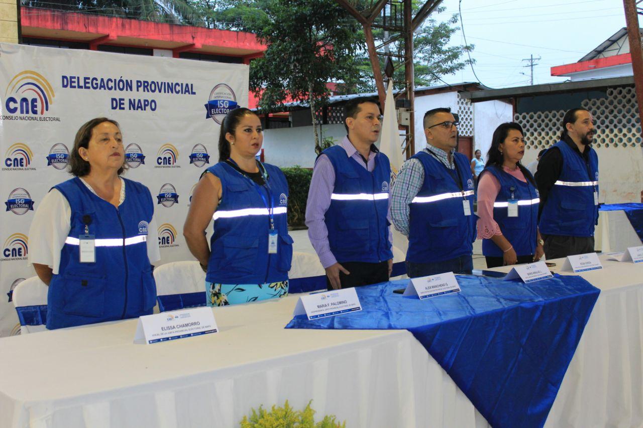 CNE Delegación Napo - Inauguración Consulta 2018