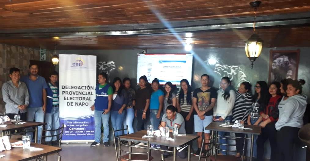 CNE Delegación Napo - Capacitación a OP de EL Chaco 2