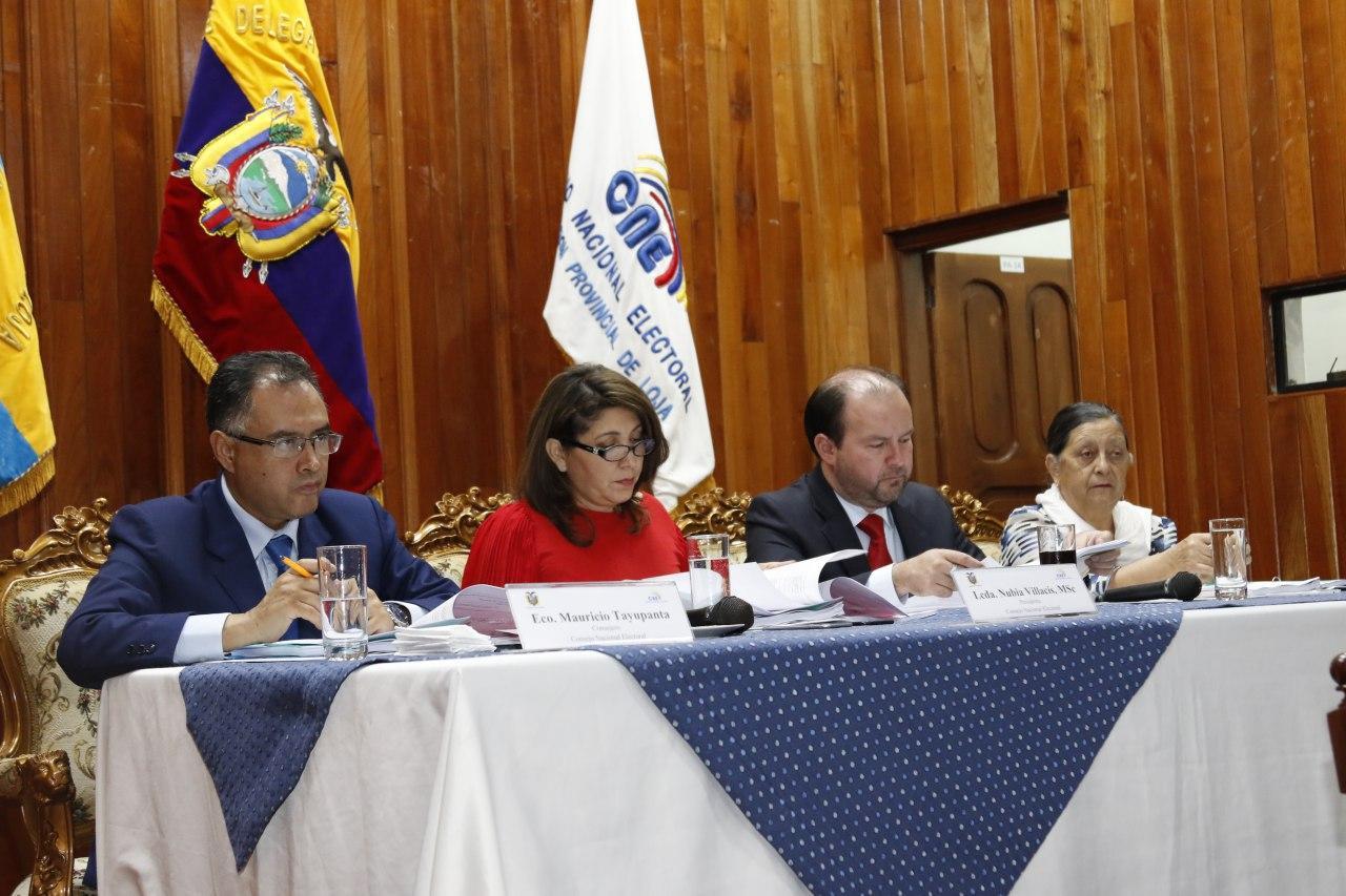 Pleno CNE - Vocales territoriales