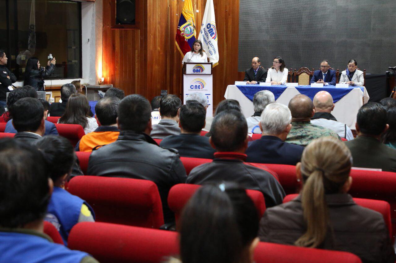Inauguración de elecciones Revocatoria del Mandato del Alcalde del cantón Loja