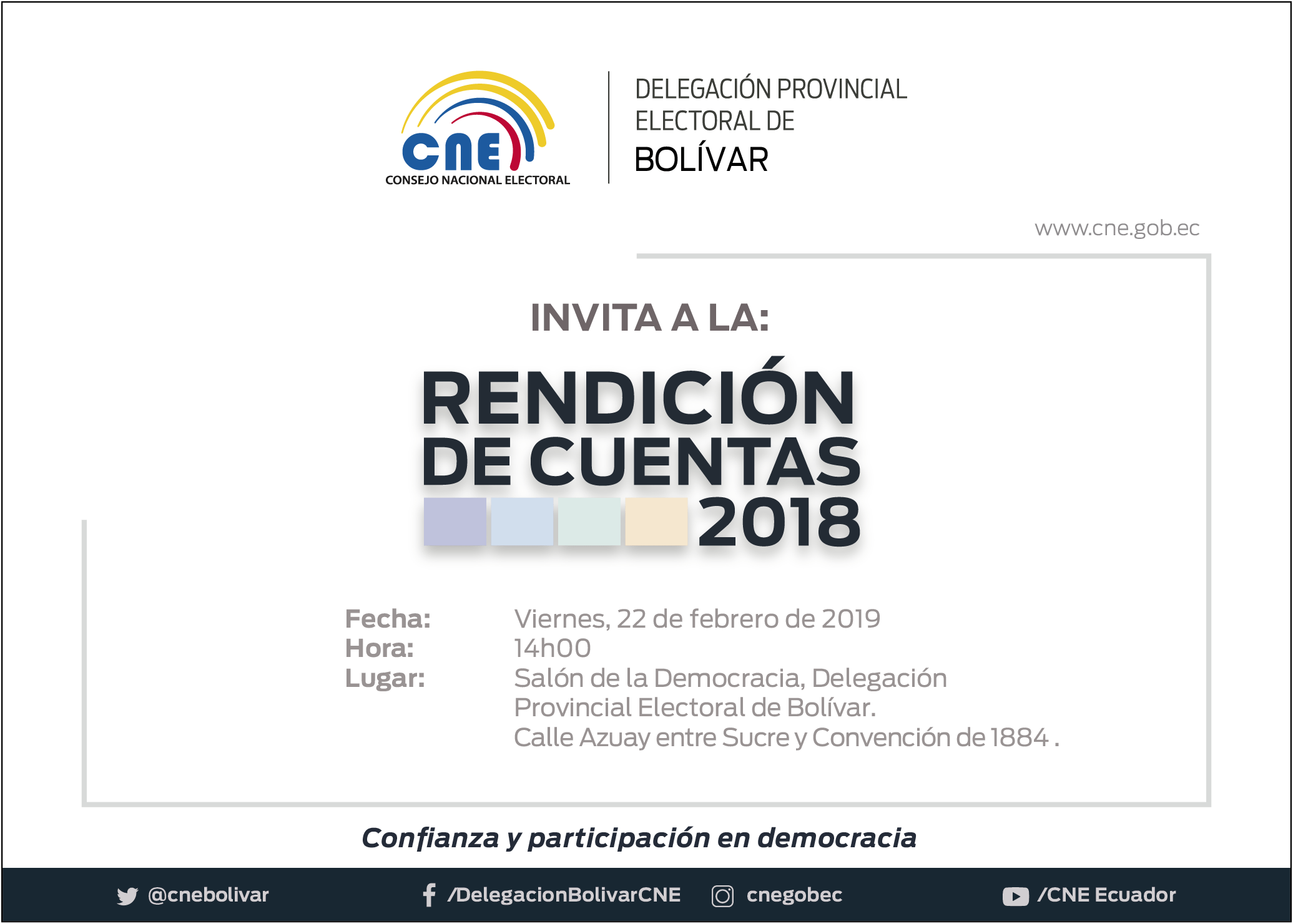 INVITACION rendicion