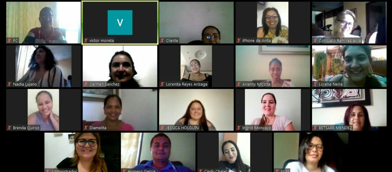 foto reuniones virtuales delegación