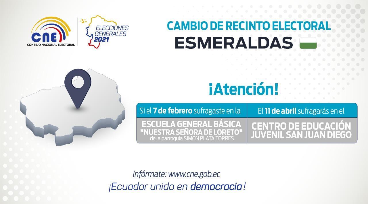 arte cambio recinto electoral 2021