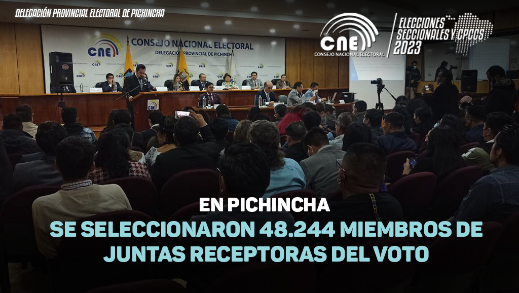 Sorteo Miembros de Juntas Receptoras del Voto