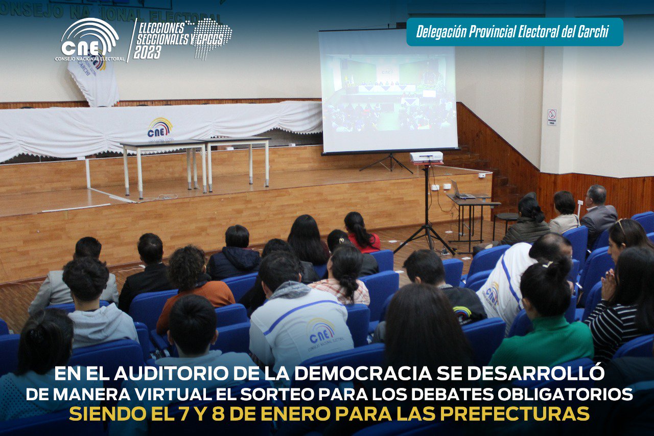 DEBATES OBLIGATORIOS SORTEO