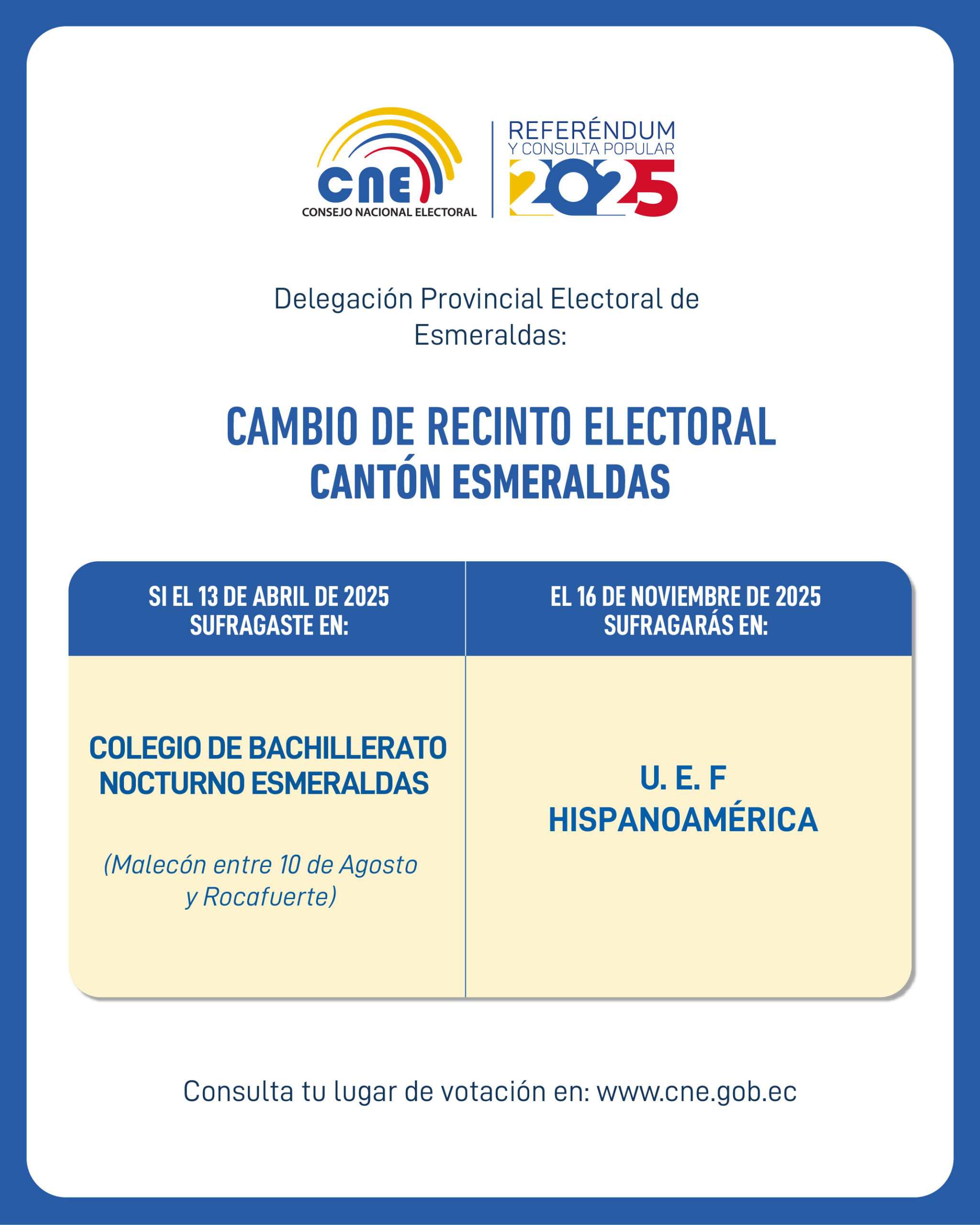 Referéndum y Consulta Popular 2025